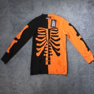 KILLSTAR x Avril Lavigne Lost Grip Skeleton Sweater Size: S
